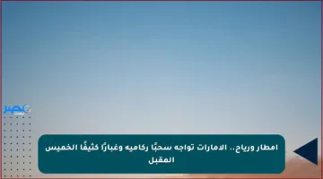 أمطار ورياح.. الإمارات تواجه سحبًا ركامية وغبارًا كثيفًا الخميس المقبل